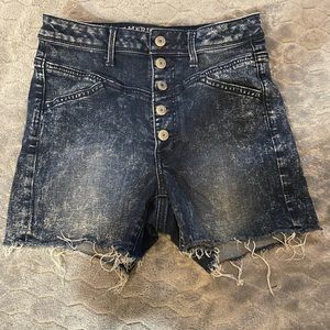 American Eagle Button Fly High Waisted Shorts